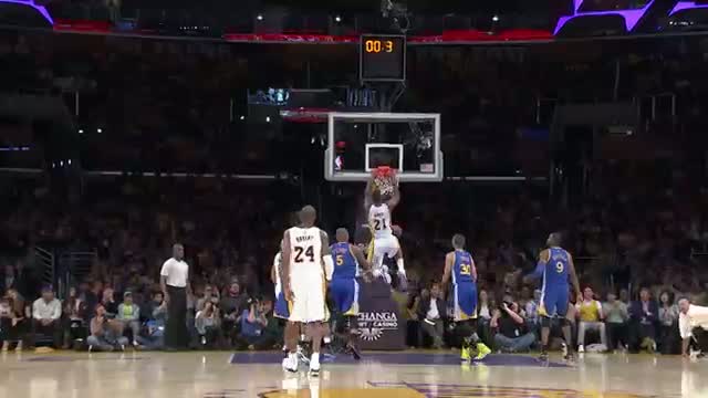 NBA: Kobe Bryant Scores 44 Points vs. Warriors