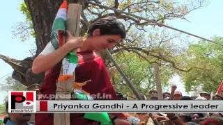 Charming, progressive and charismatic Congress campaigner Priyanka Gandhi
