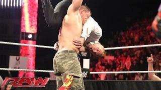 Team Cena vs. Team Authority Survivor Series contract signing: WWE Raw, November 17, 2014