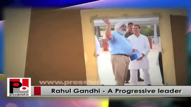 Rahul Gandhi - leader with an innovative vision