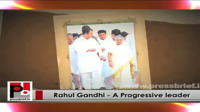 Rahul Gandhi - Young energetic leader with a forward looking vision
