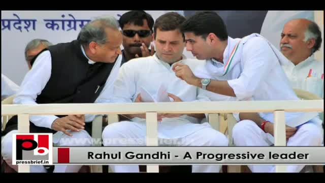 Rahul Gandhi - Young mass leader who not only preaches but delivers too
