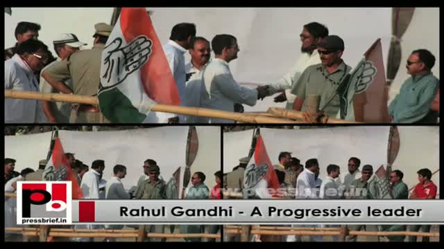 Congress Vice President Rahul Gandhi sets an example by doing what he has been saying