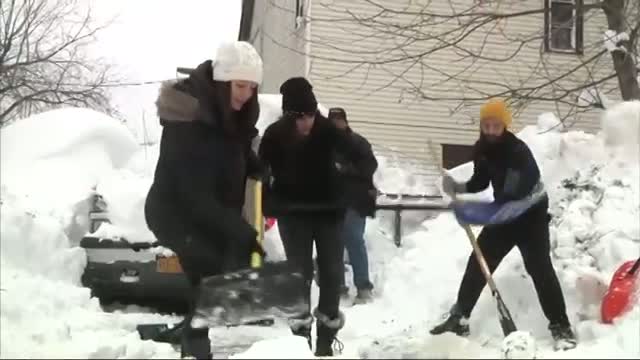 Buffalo Residents Digging Out, Helping Out
