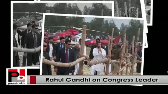 Rahul Gandhi - young Congress leader, always focussed on welfare and upliftment of the poor