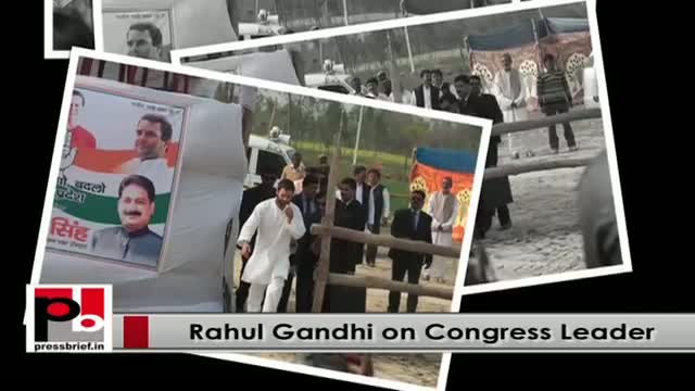 Rahul Gandhi - Young Congress VP who sets an example by doing what he has been saying
