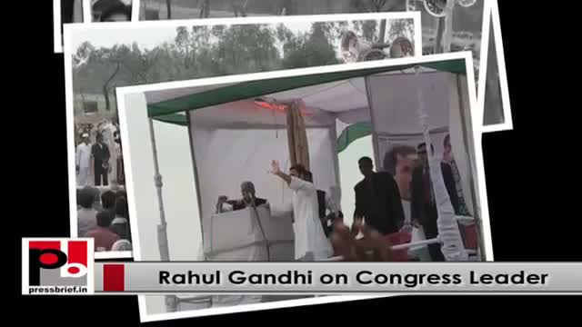 Rahul Gandhi - young Congress Vice President, who not only preaches but delivers too