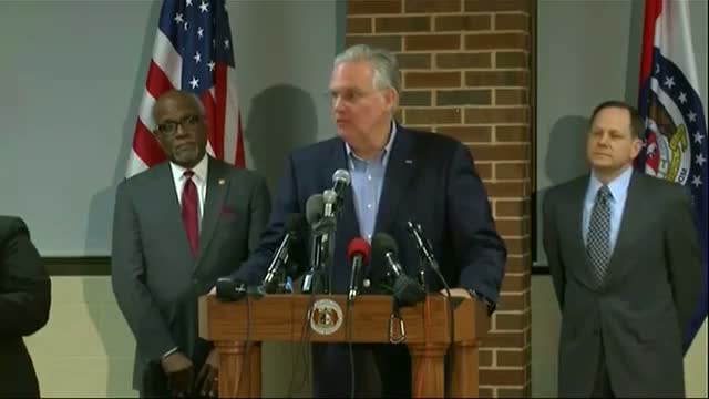 Mo. Governor Urges Calm Ahead of Announcement