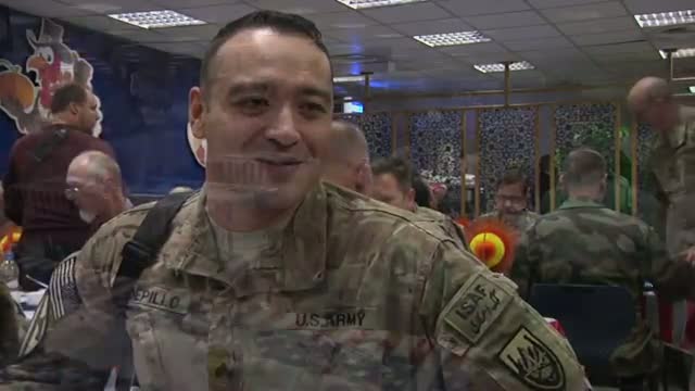 US Troops Celebrate Thanksgiving in Afghanistan
