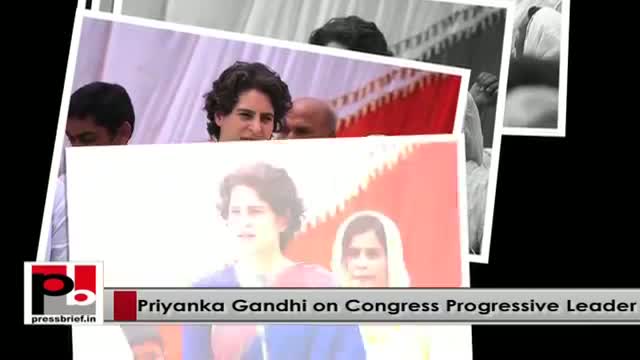 Star Congress campaigner Priyanka Gandhi Vadra - progressive and energetic personality