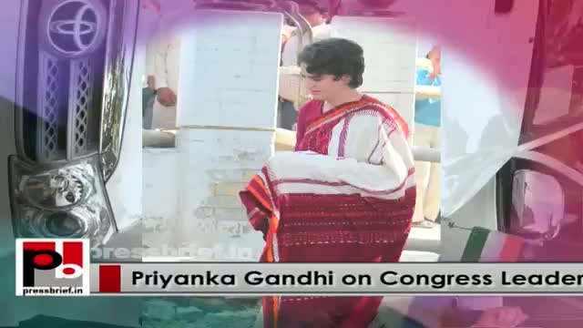 Progressive leader Priyanka Gandhi Vadra - Energetic Congress campaigner
