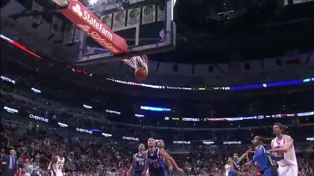 NBA: Derrick Rose Banks in the Trey to Force Double Overtime
