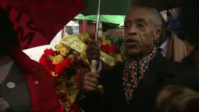 Wreath Placed at Site of Eric Garner's Death Video