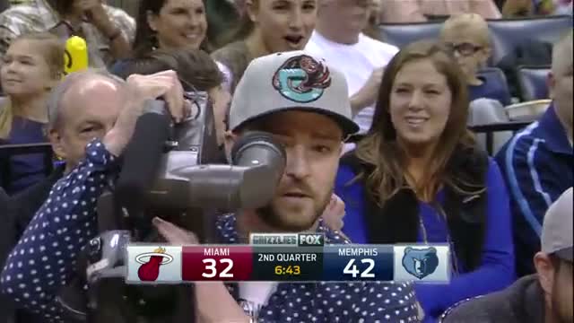 NBA: Justin Timberlake Joins Memphis Camera Crew