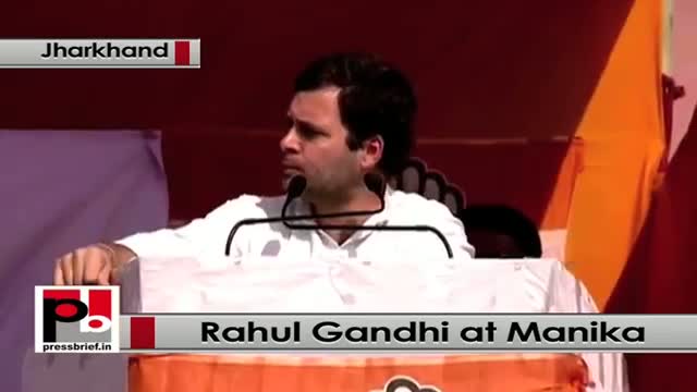 Jharkhand polls: Rahul Gandhi addresses poll rally in Manika, attacks BJP