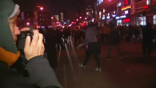 Protests Outside NYC's Barclays Center Video