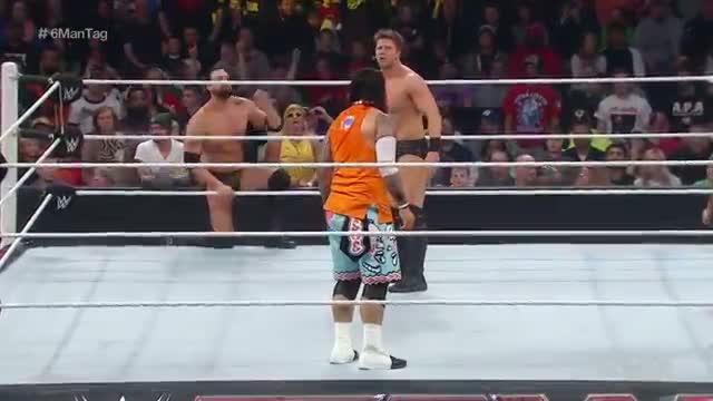 Ryback & The Usos vs. Kane, The Miz & Damien Mizdow: WWE Raw, December 8, 2014