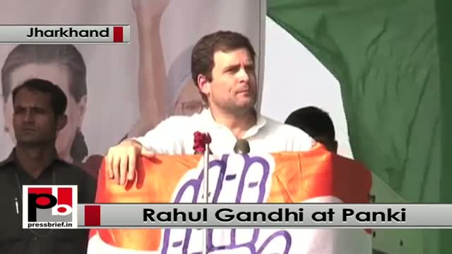 Jharkhand polls: At Panki, Rahul Gandhi targets BJP, Modi govt