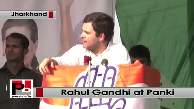Jharkhand polls: At Panki, Rahul Gandhi hits out at BJP, Modi govt