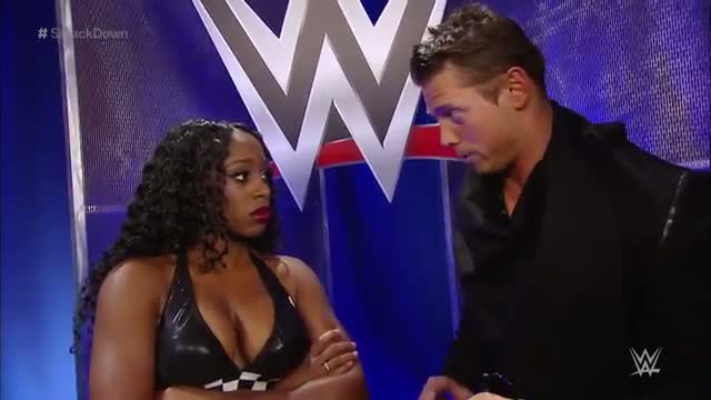 After a serious conversation with Miz, Naomi gets mad at Jimmy Uso: WWE SmackDown, December 12, 2014