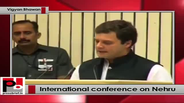 At International Conference on Nehru, Rahul Gandhi urges Modi to respect opposition