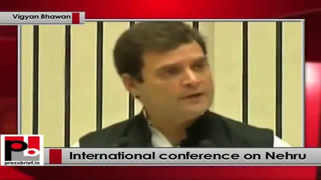 At International Conference on Pt Nehru, Rahul Gandhi targets Modi govt