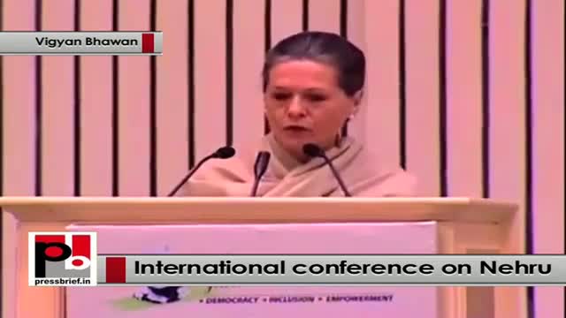 Sonia Gandhi stresses for the need to protect secularism at Intâ€™l Conference on Nehru