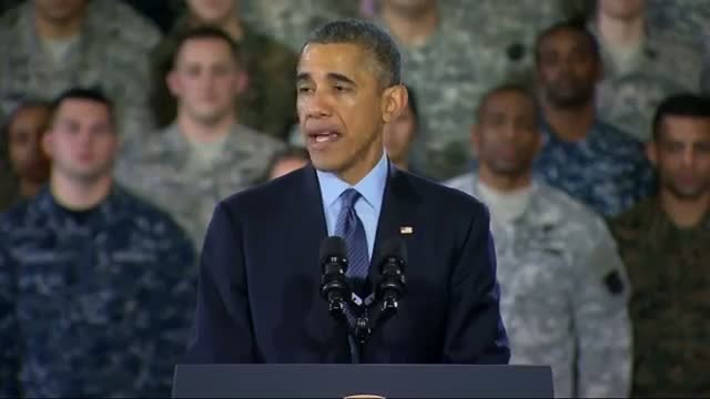 Obama Thanks Troops Amid Afghan Drawdown Video