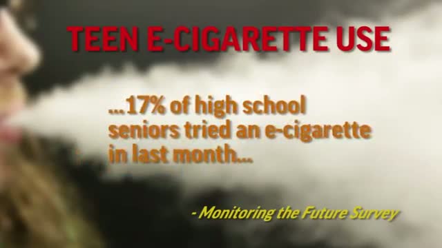 Survey: E-cigs Surpass Regular Cigs in Teen Use Video