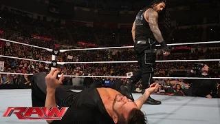 Roman Reigns silences Fandango: WWE Raw, December 15, 2014
