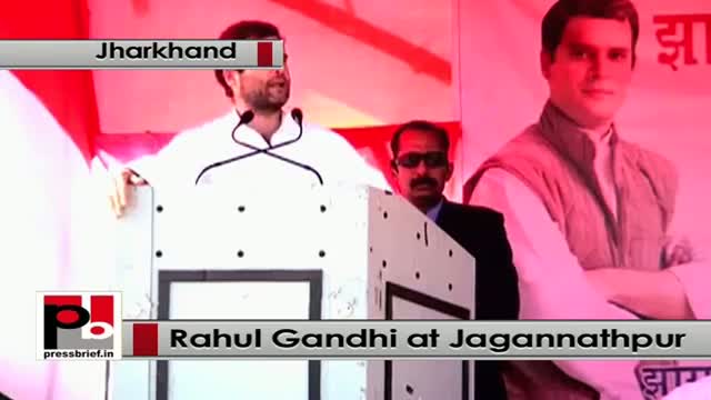 Jharkhand polls, At Jagannathpur, Rahul Gandhi takes on BJP, Modi govt