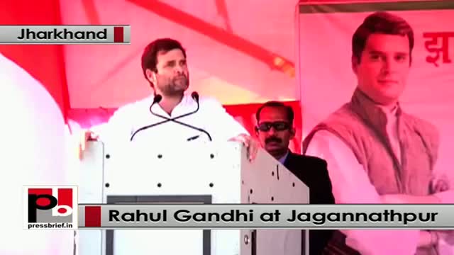 Jharkhand polls At Jagannathpur, Rahul Gandhi slams PM Modi, NDA govt