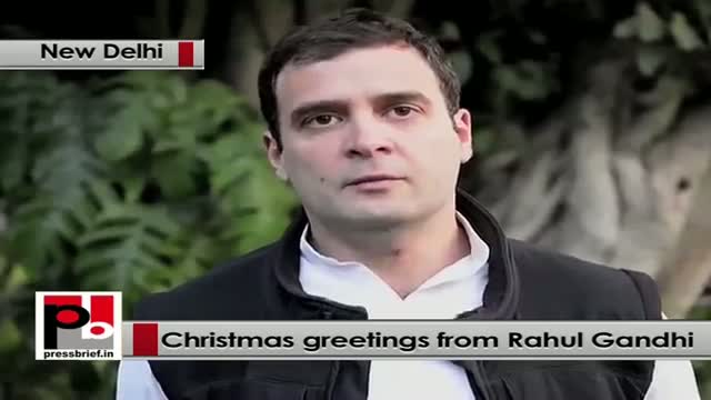 Rahul Gandhi extends Christmas greetings