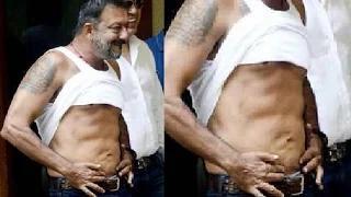 Sanjay Dutt Out From Jail On Parole With 8 Pack Abs