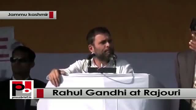 J&K polls: At Rajouri rally, Rahul Gandhi tears into Modi, BJP