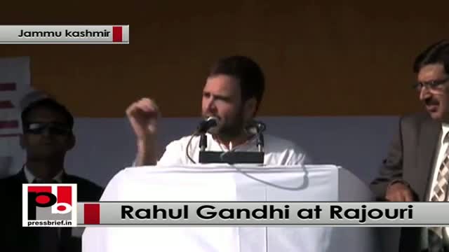 J&K polls: At Rajouri rally, Rahul Gandhi targets PM Modi, BJP