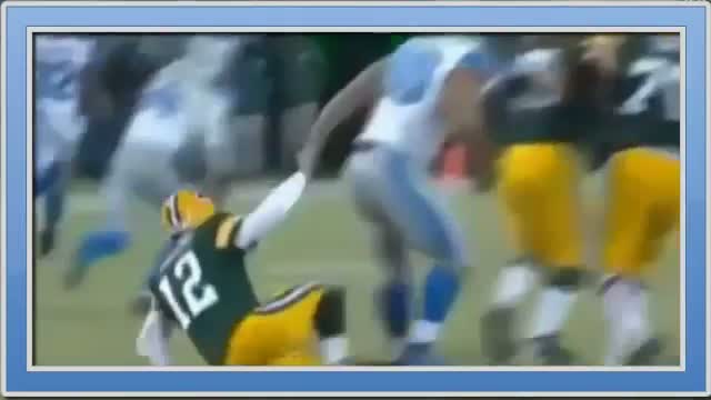 Ndamukong Suh Steps On Aaron Rodgers Ankle (VIDEO)