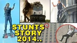 Bollywood's MOST 'Dangerous' Stunts Of 2014 - Salman, Shahrukh, Akshay