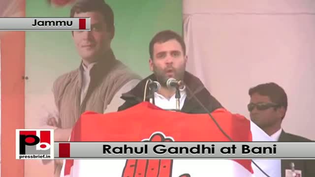 Rahul Gandhi at Bani in J&K targets Modi, BJP