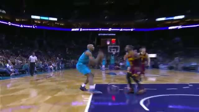 NBA: Gerald Henderson Rises Over Kyrie Irving for the Smash