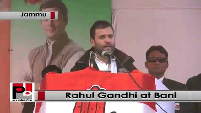 J&K polls-At Bani, Rahul Gandhi attacks BJP, urges people to support Congress