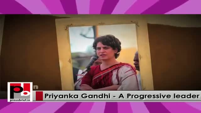 Charming Priyanka Gandhi Vadra - progressive leader with innovative ideas