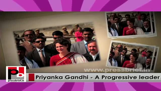 Young Priyanka Gandhi Vadra - matured, charismatic leader with innovative vision