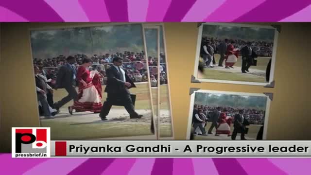 Inspiring leader Priyanka Gandhi Vadra-Voice of the youth