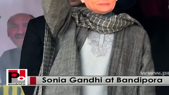 J&K polls: Sonia Gandhi addresses Congressâ€™ election rally in Bandipora