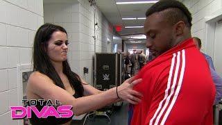 Paige sizes up Big Eâ€™s chest muscles: WWE Total Divas Preview Clip, January 11, 2015