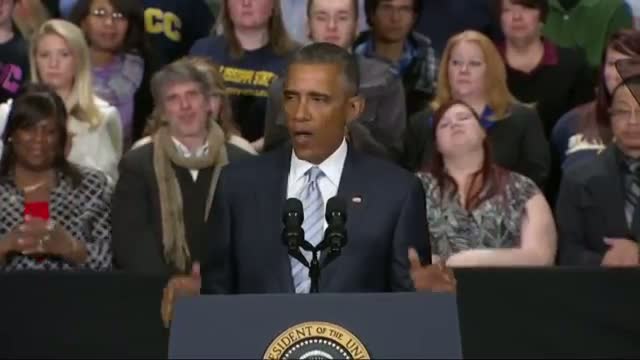  Obama Pushes Making Community College Free Video