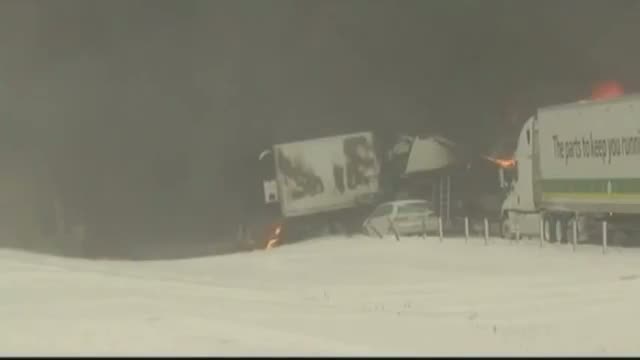Deadly 123-vehicle Pileup in Michigan Video