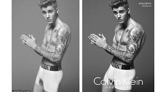  Unretouched Photos Of Justin Bieber Calvin Klein Ad! Video