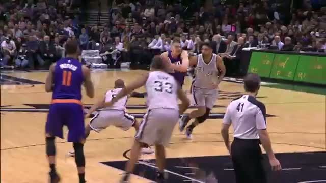 NBA: Alex Len Attacks the Rack for the One-Handed Stuff